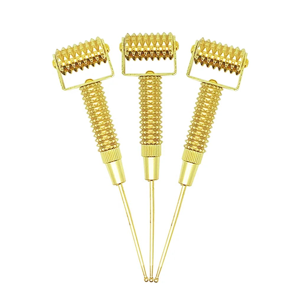 Handheld ear needle roller metal acupoint stimulation acupuncture points detector probe