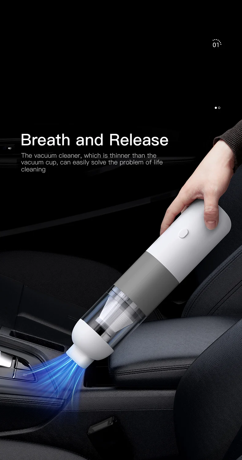 Hot Multiple Uses Wash Filter Dust Small Lightweight Wireless Car Vacuum Cleaner