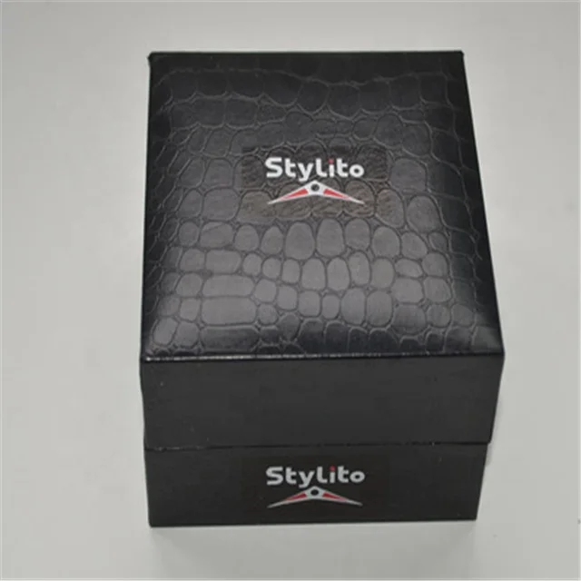 Crocodile Patterned Black Leatherette Paper Specialty Paper for Box Wrapper
