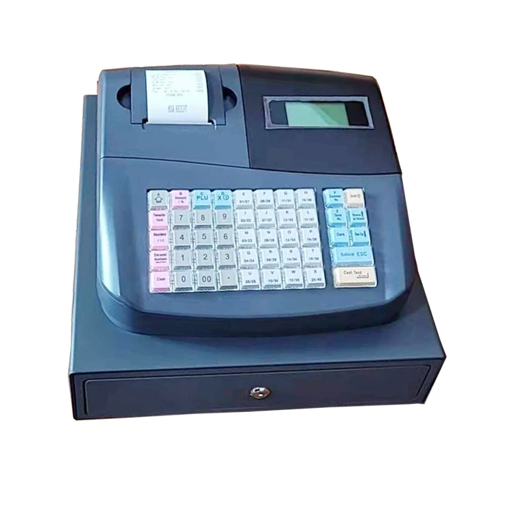 Недорогой стабильный электронный кассовый аппарат ITCF 5E с кассовым ящиком ECR