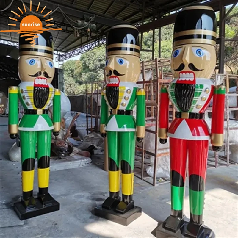 Giant Christmas Nutcracker Soldier Commercial-Grade Nutcracker Decoration for the Holiday Season
