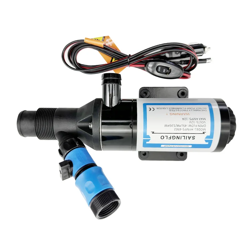 SAILINGFLO New Design 12V 45LPM Electric Wastewater Treatment Macerator Pump Toilet Sewage Pump