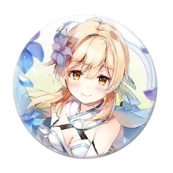 genshin Impact traveler heroine lumine hutao kawayi cute game badges