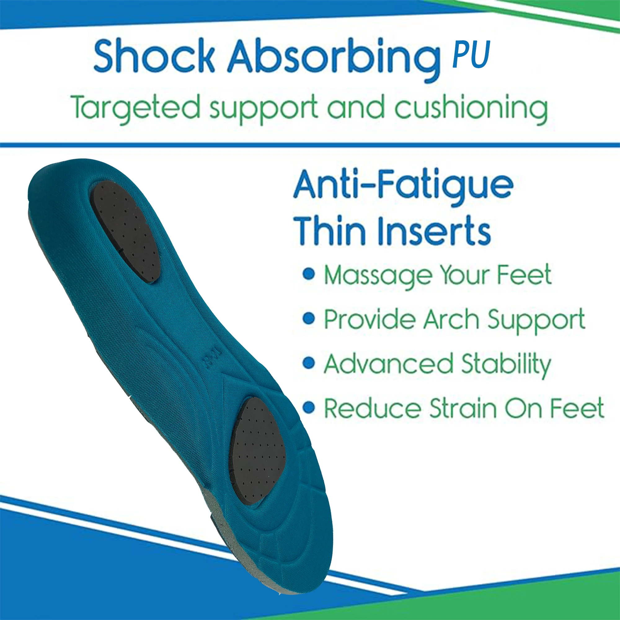 pu orthopedic insole custom insoles for shoes