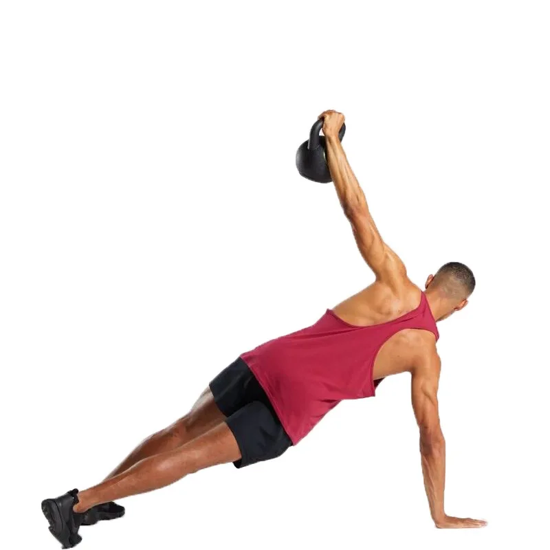 
Wholesale Custom New Design Cotton Comfortable Sleeveless Men Tank Tops Fitness Singlet Bodybuilding Workout Gym Vest 