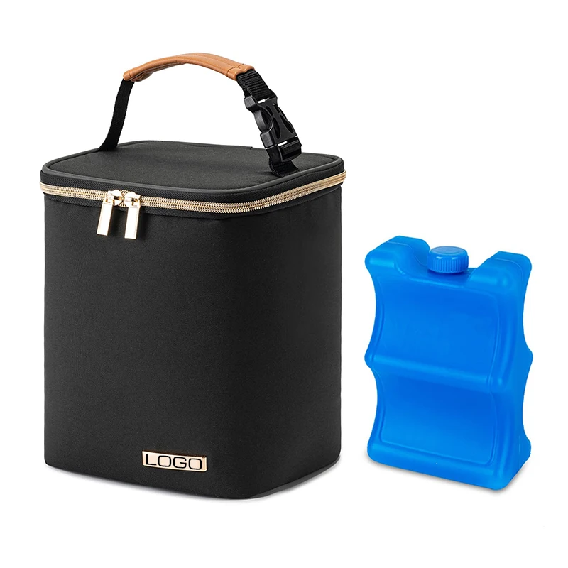 Custom Daycare Travel Mom Nursing Reusable Waterproof Insulated Baby Pump Bottle Breast milk Cooler Bag