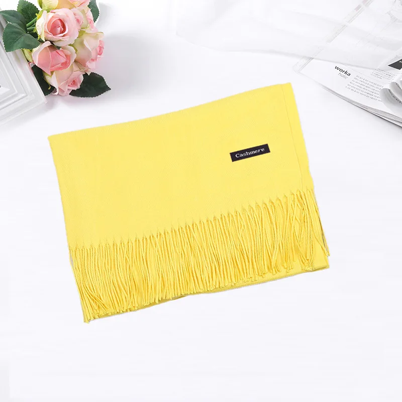 Scarfs For Women Wholesale High Quality Elasticity Solid Color Foulard Women Muslim Hijab Jersey Cotton Scarf