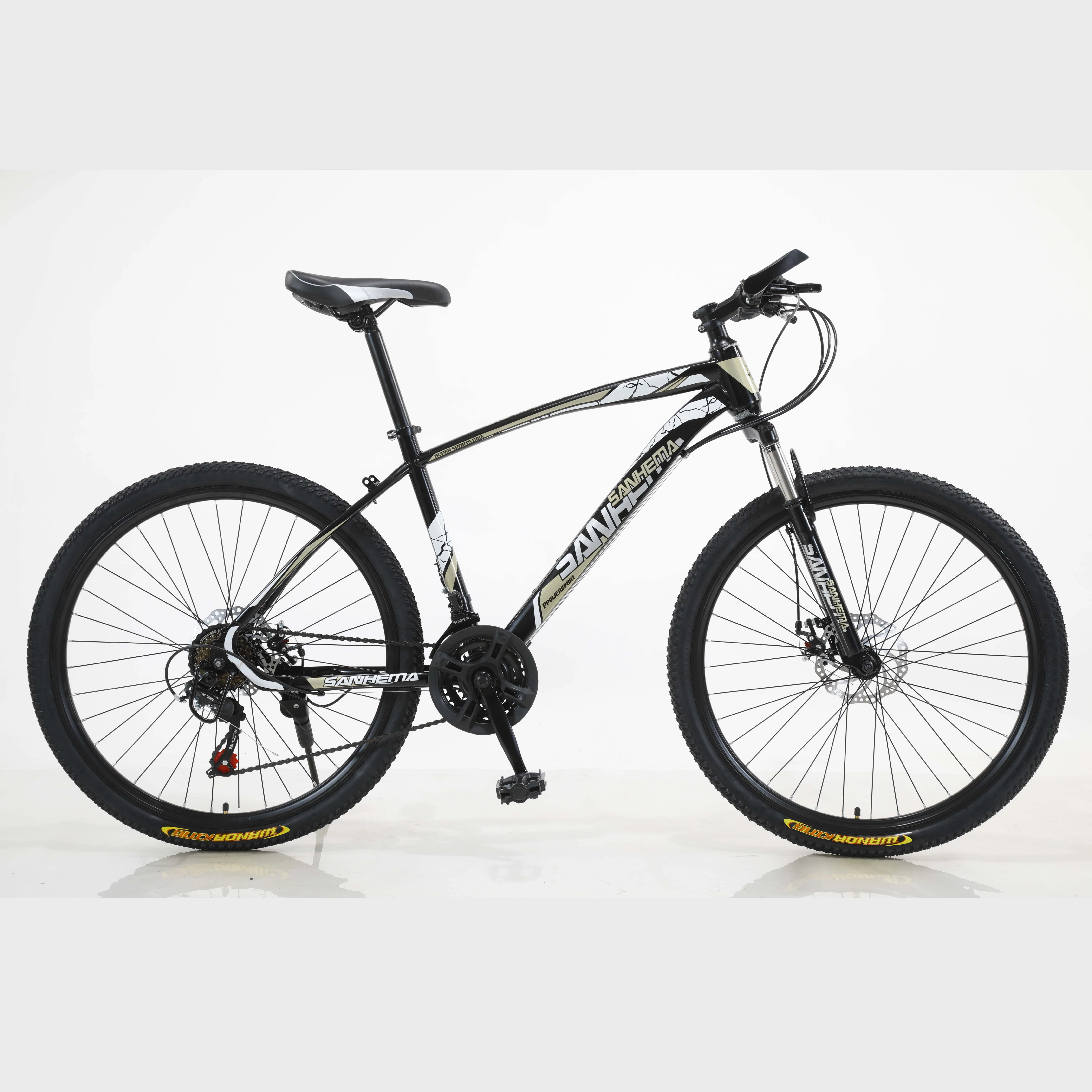 24 26 27.5 Inch 21 Speed Disc Brake Folding Steel Mountain Bike 24 Hour Manufacturer Warranty