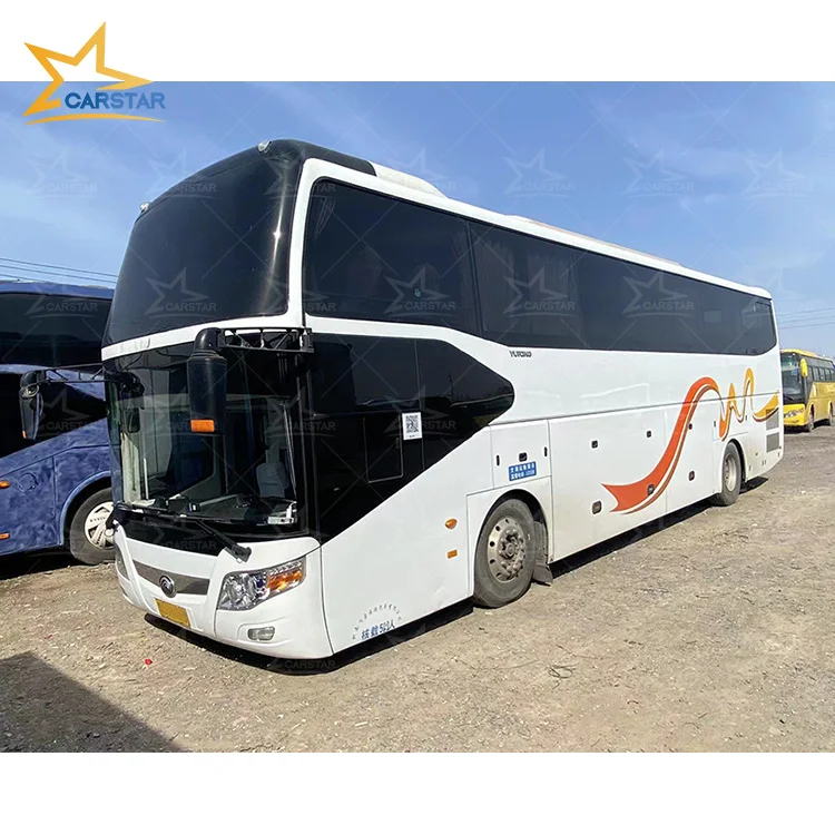 used buses 14 meter 70 seater toilet luxury bus coach Diesel Powered cheap used bus