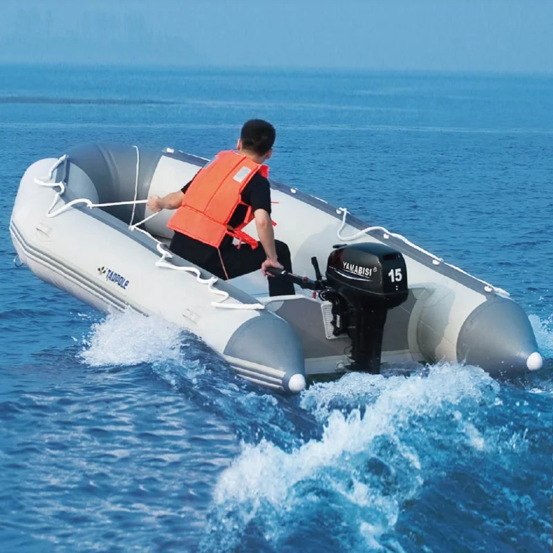 2.3m-5.8m Popular Rowing Pvc Fishing Boat Mini Inflatable Rowing Boat