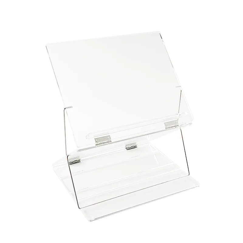 Изготовленный на заказ Lucite складной еврейский Judaica Zstander Quran дисплей Shtender акриловый держатель книжный стенд