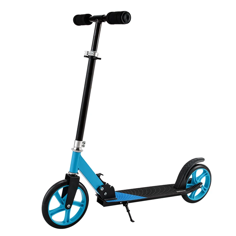 
200mm Pu Wheel Cheap Price Steel Adult Stand Kick Scooter 