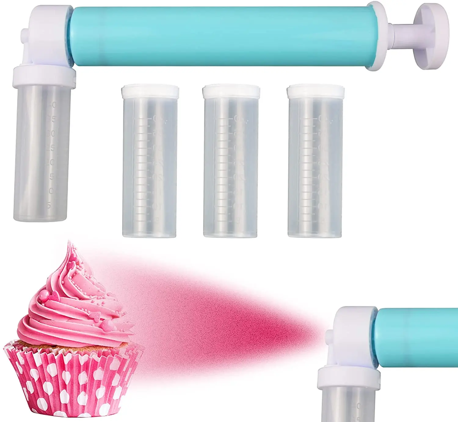 Cake Decorating Manual Airbrush,DIY Baking Cupcakes Cookies and Desserts Cake Icing Coloring Spray Gun for Decorating Cakes