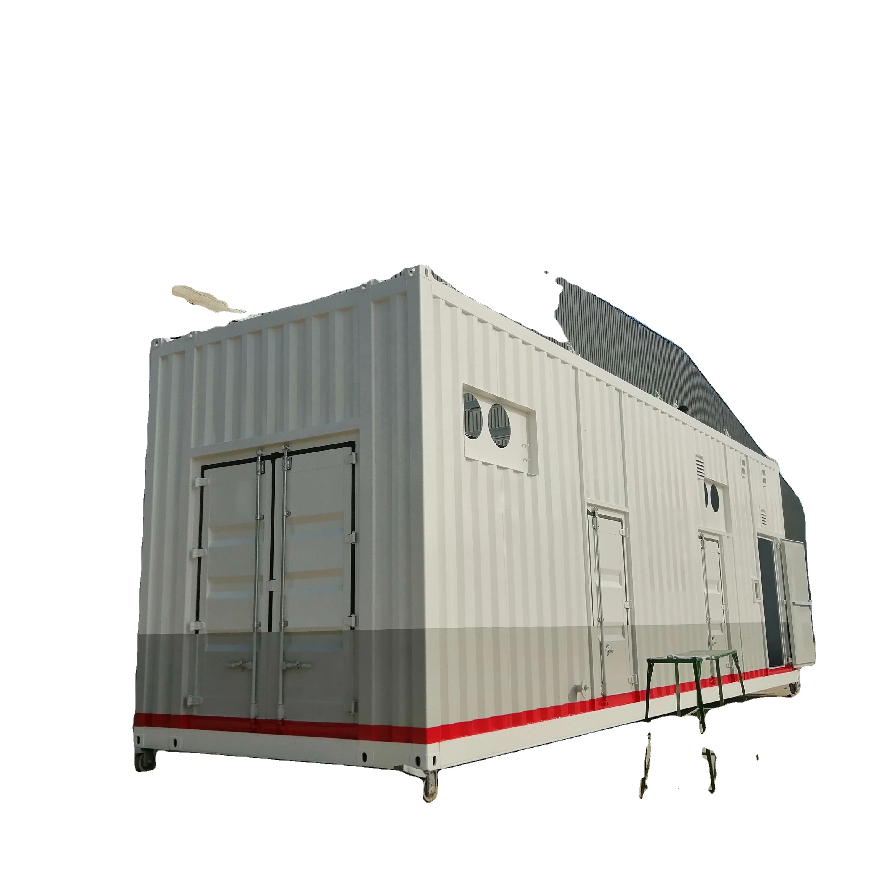 Customized Hignly quality corten steel data system container including decoration