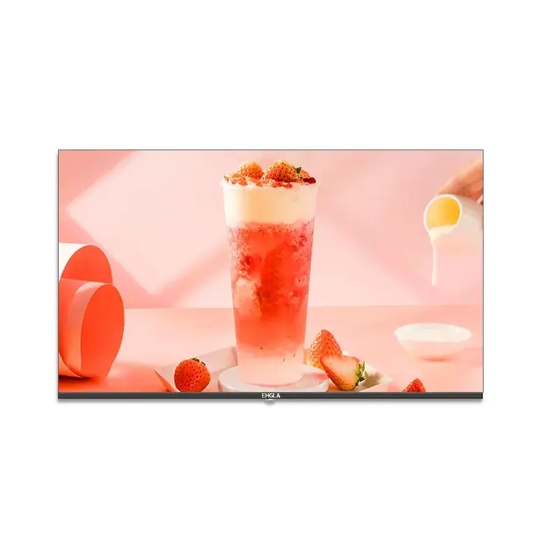 High brightness 4K window LCD display network kiosk Wall-mounted digital signage for Restaurants and Cafes
