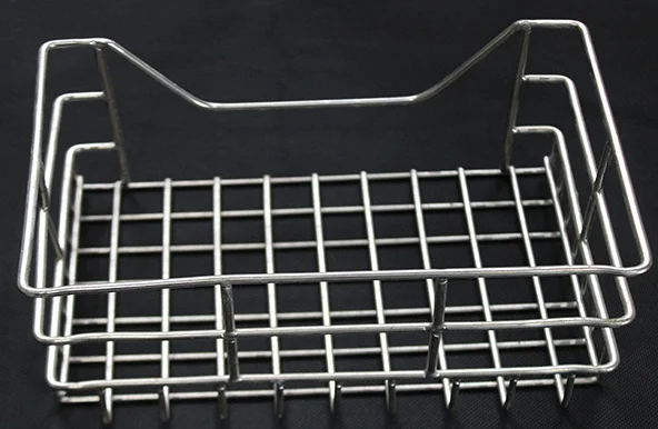 Customized disinfection basket 304 316 with handle stainless steel wire mesh ultrasonic cleaning basket
