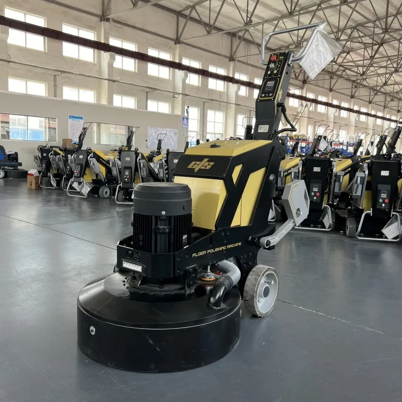 vacuum epoxy portable 220v 380v remote concrete polishing machine construction concrete floor grinder