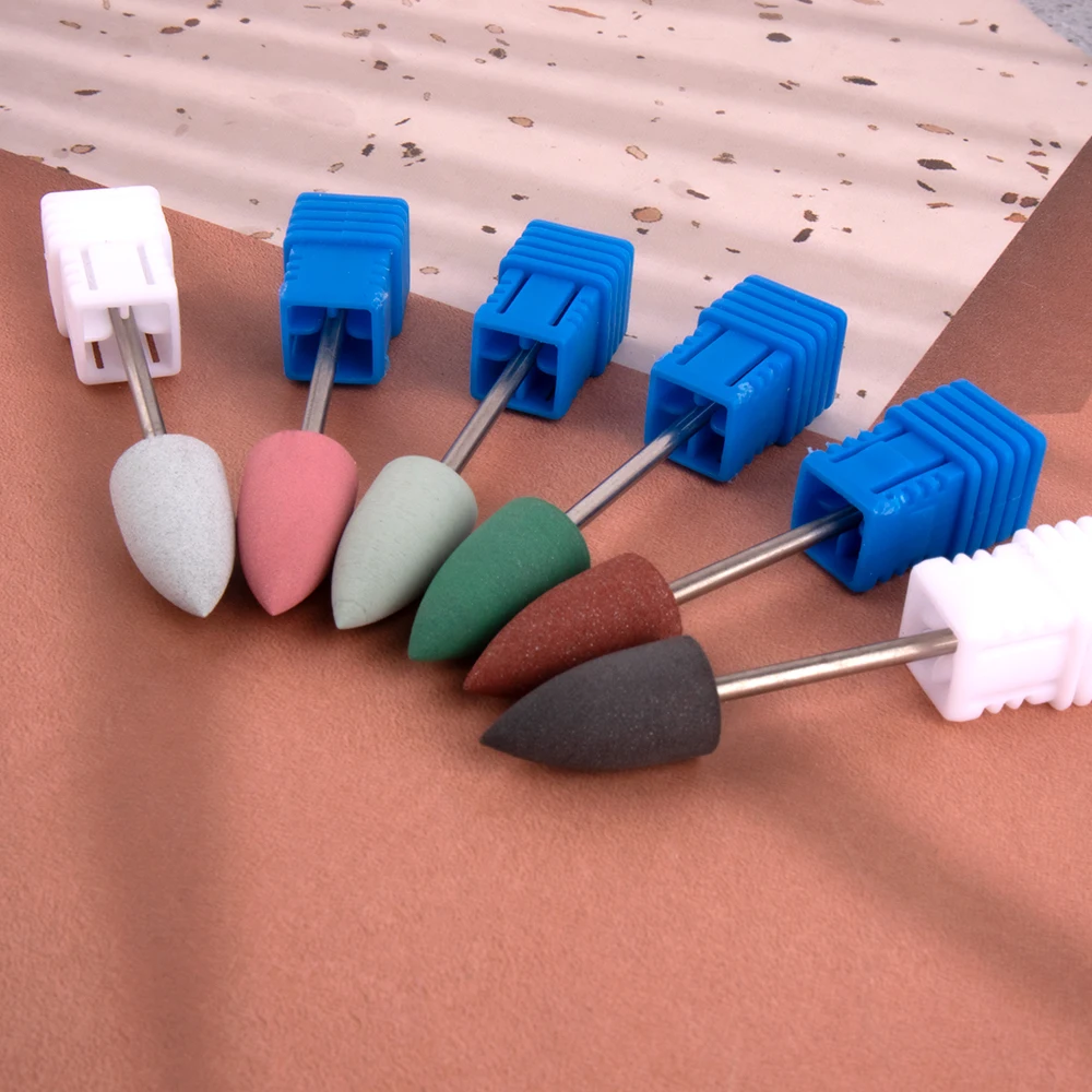 Nail Polishing Silicone Grinding Tools Suitable for Electric Nail Drill Machines