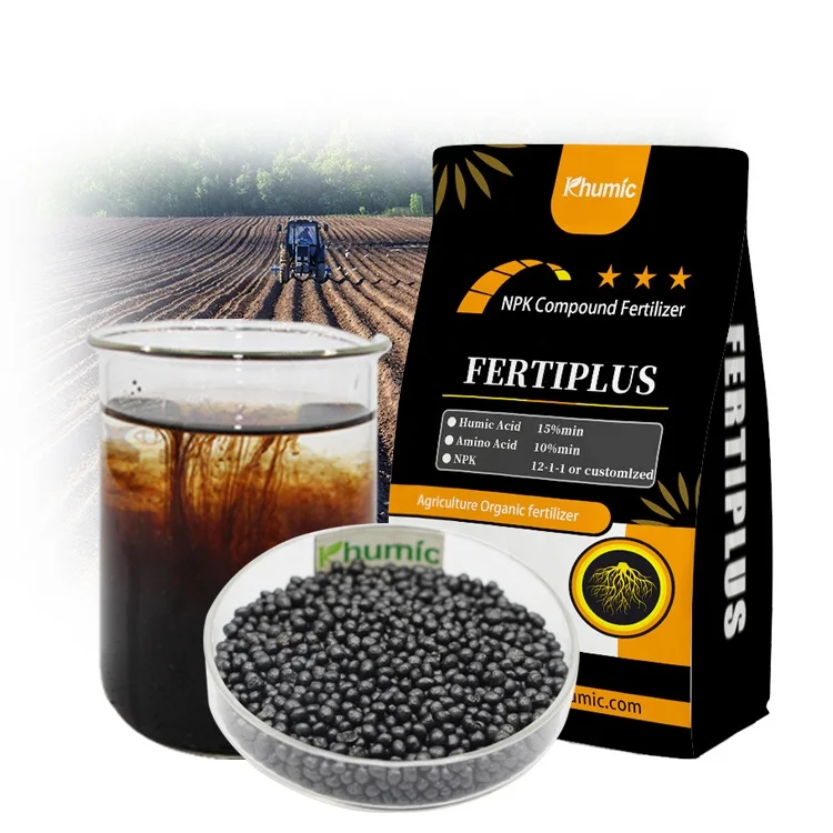 
Granular Soil Conditioner Leonardite Amino Acids Humic Acid 12-3-3 NPK Fertilizer 