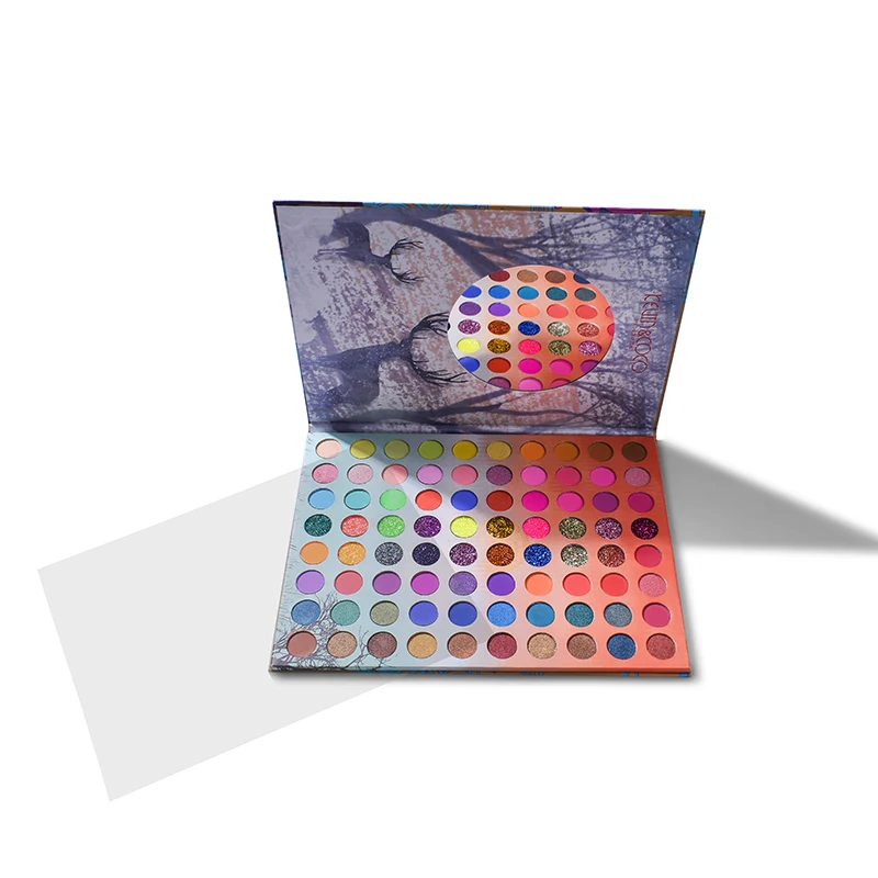 
New Design 80 Colors Antler Girl Sombras Eyeshadow Palette OEM Private Label Cosmetics 