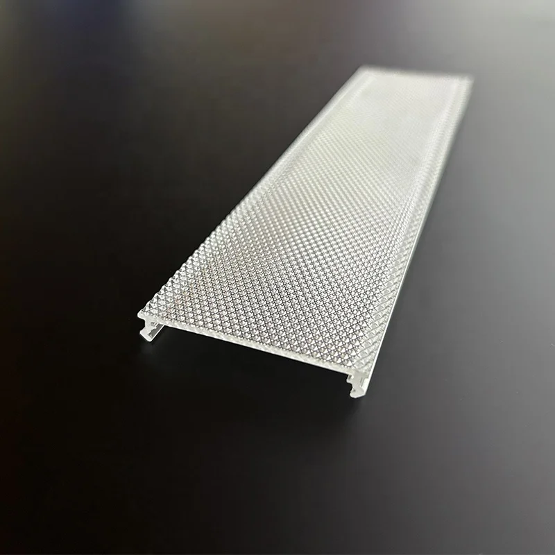 Wholesale Prismatic LED Housing Body Extrusion Aluminum Profiles for Linear Light PC Cover Ceiling Lamp Covers with LED