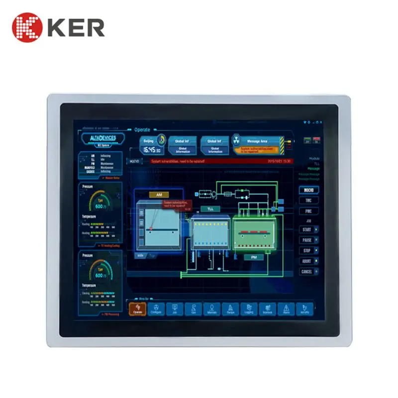 27 Inch Open Frame Monitor Capacitive Touch Industrial Control Pc  Multifunction Self Service Kiosk