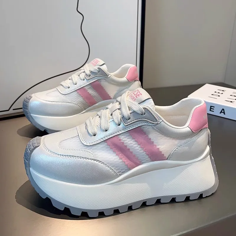 New style Sneakers Women Flat Platform Sport Running Shoes Causal Outdoor Walking Chunky Soft For women Shoes