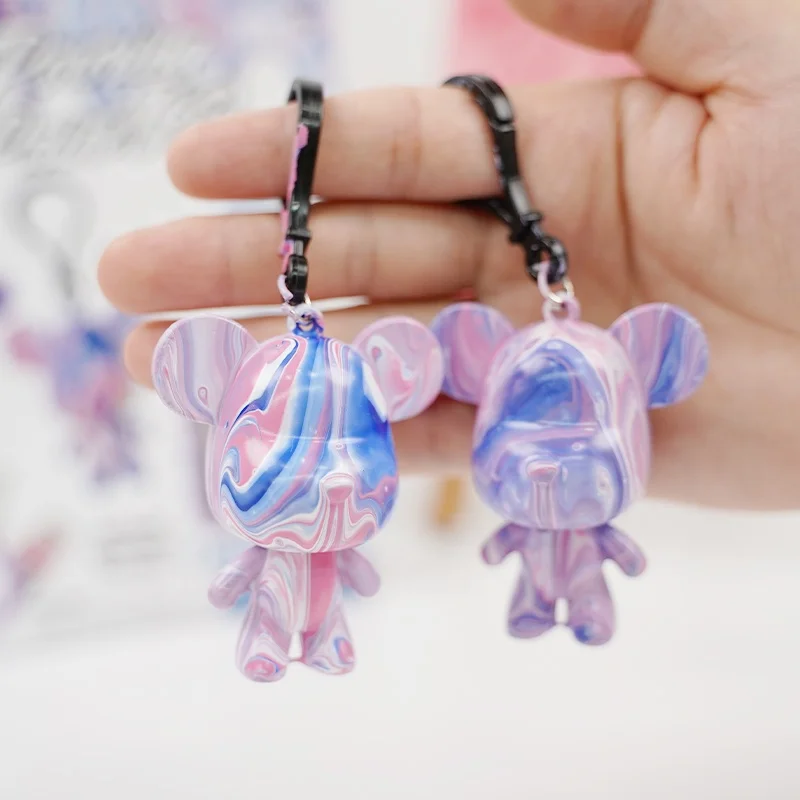 Лидер продаж, художественное ремесло, Подарочная модель, украшение, жидкий медведь, самодельный медведь ручной работы, жидкий медведь, брелок, жидкий медведь для розлива краски, набор