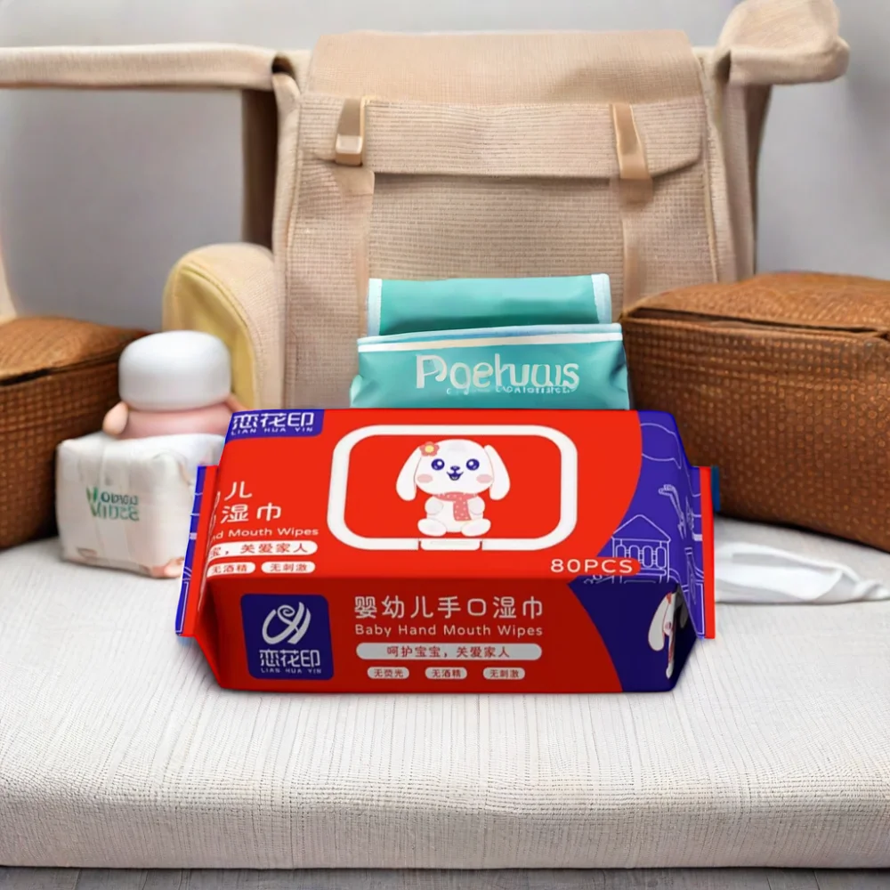 Organic China Private Label Disposable Natural Water Sanitary Sensitive Baby Wet Wipe For Manufacturer