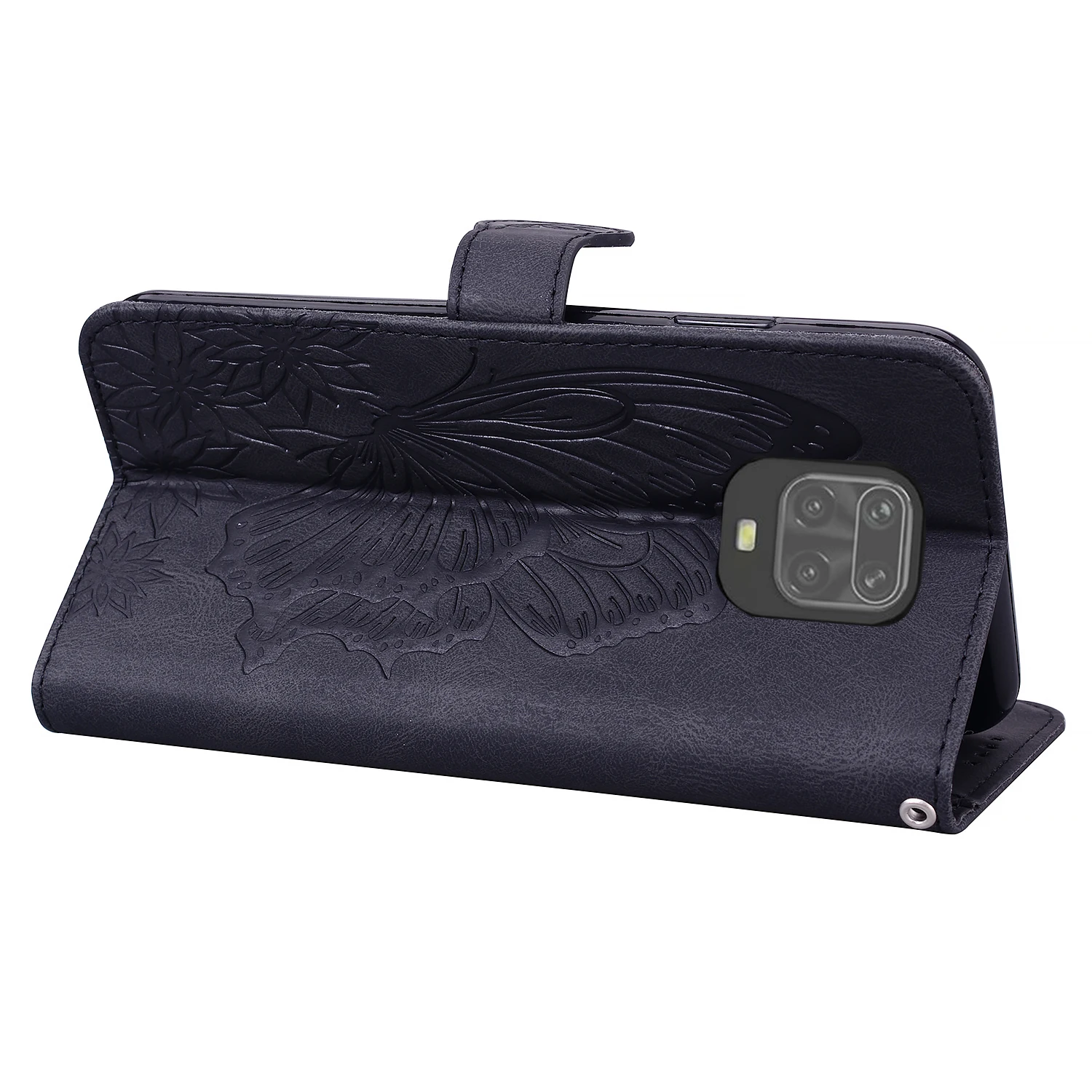 Handmade Genuine Leather Phone Case Classic Business Thin PU Protective Cover for redmi note 9 pro