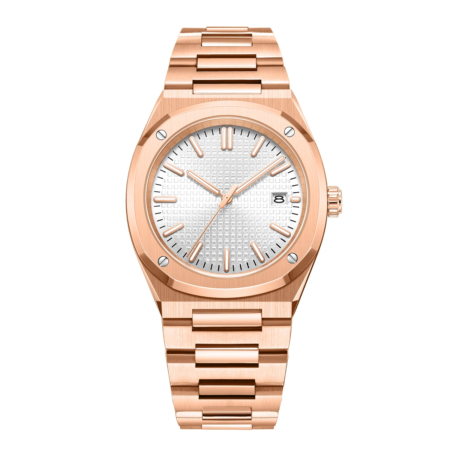 Oem Quartz Watch Stainless Steel Uhr Custom Logo Designer Watches For Men Private Label Men luxury Watch