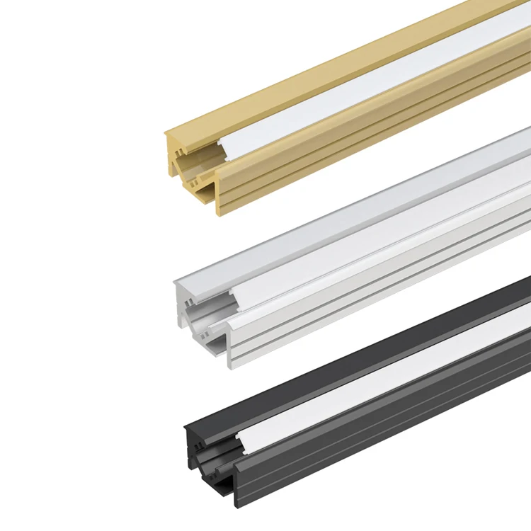 VST Furniture LED Alu Profile Light 45 Degree Light Bar Display Wine Wardrobe LED Aluminum Profile For Led Strip