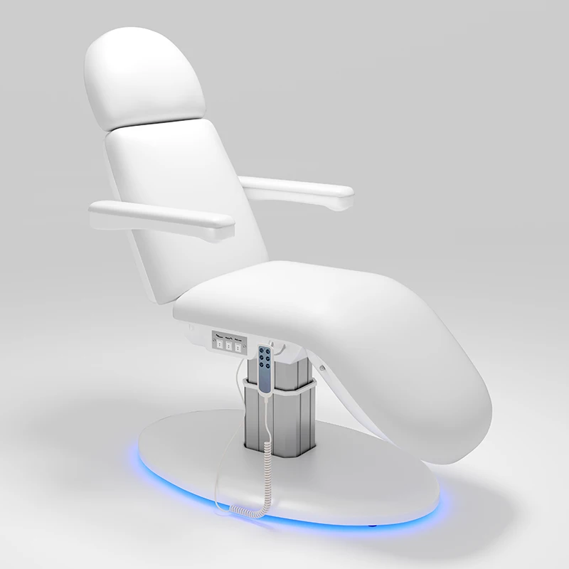 Adjustable Salon Table 3 Motors Hydraulic Electric Facial Beauty Salon Massage Bed