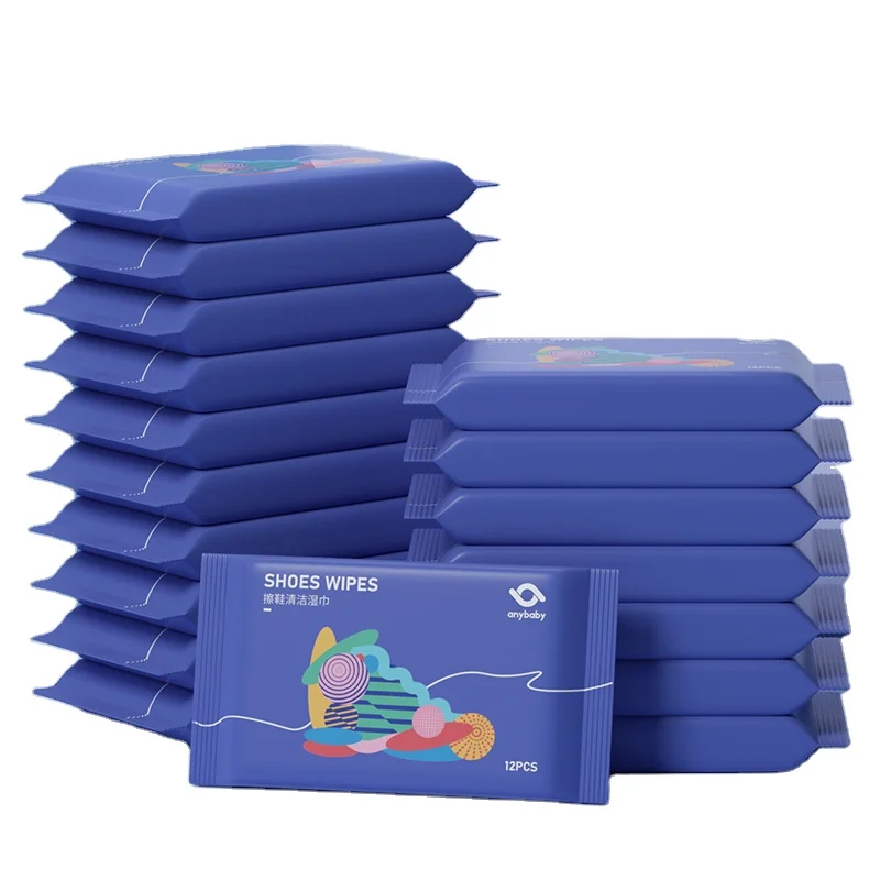 Household Cleaning Car Floor Shoe Clean Clear Wet Wipes For Shoes