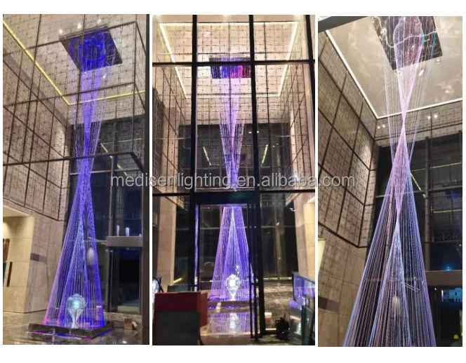 6mm  mma  good price   side end  glow lighting fiber optic lighting cable for  cafe bar hotel decoration