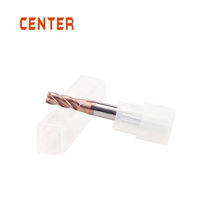 4 Flutes Long Flute Tungsten Solid carbide milling cutter with AlTiSiN Coating