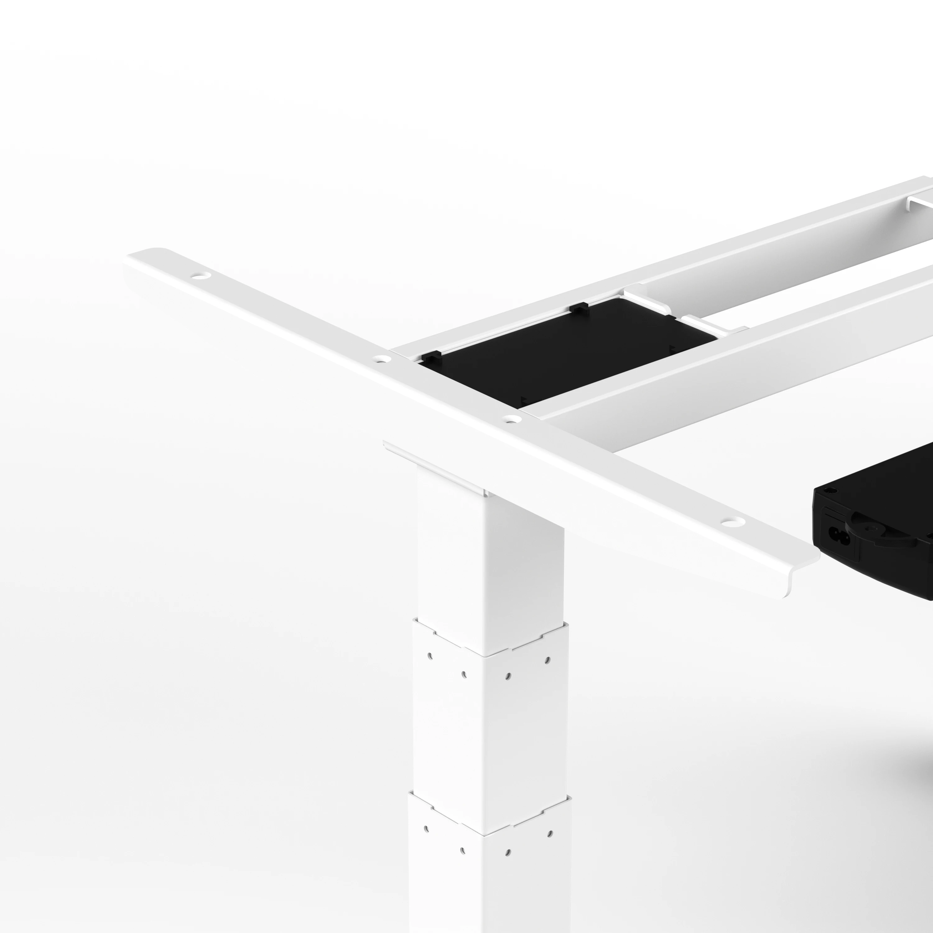 Lift Platform Three Table For  3-stage Electric Furniture Desk  Lifting Column electric adjustable manger L shaped desk