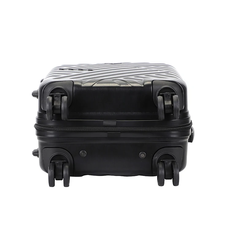 China manufacturer make wholesale suitcase black easy trip square universal product ABS luggage