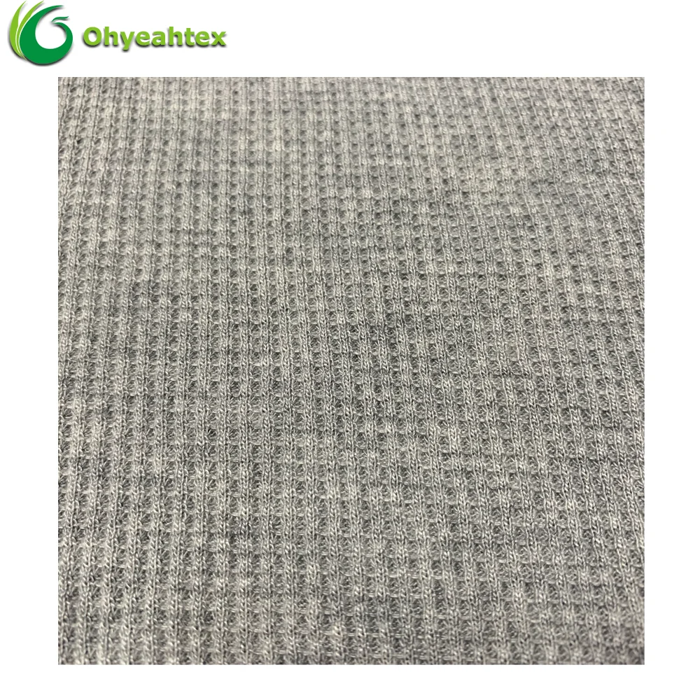 Super Comfortable Bamboo Organic Cotton Waffle Fabric For Kids Clothes