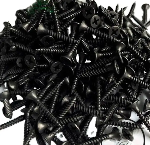 Wholesale Thread Black Phosphate Flat Bugle Head Gypsum Board Drywall Screw for drywall phillips black Self Tapping Screw