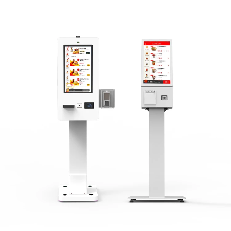 Desktop terminal 15.6 21.5 23.8 inch Touch Screen Standing Payment Self-Service Kiosk for Restaurant