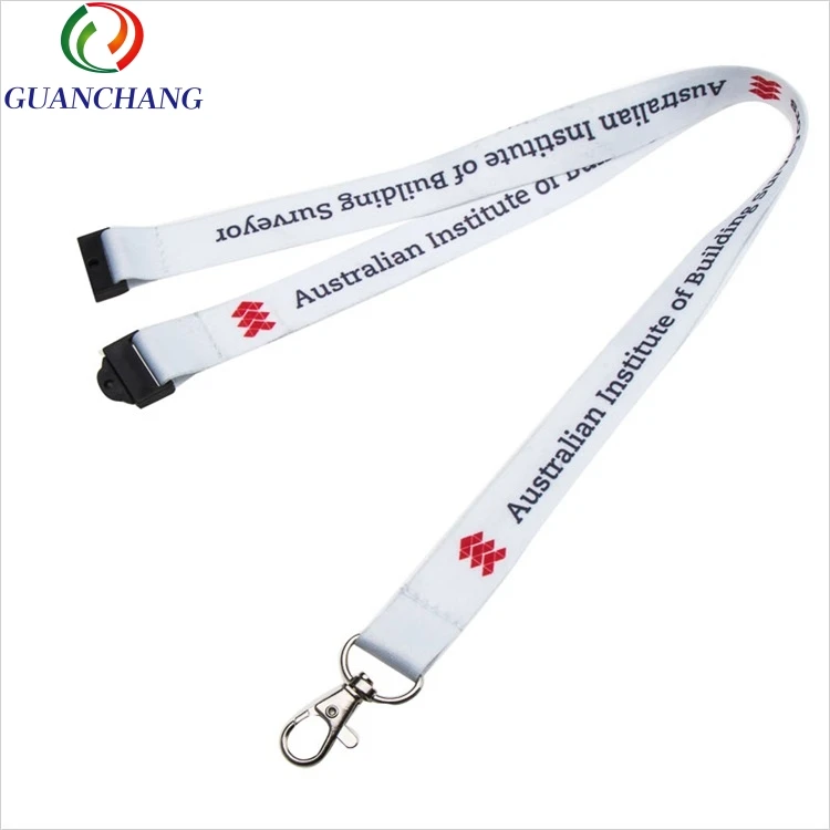 Factory Promotional Custom fashion colorful Eco friendly safety key string Event Passes Sustainable Sublimation lanyard