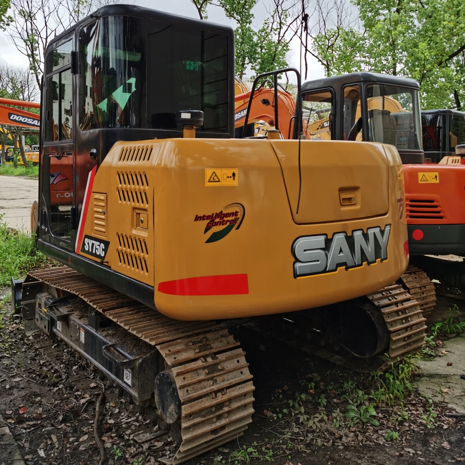 Used Hot sale Mini Excavator Sany 75C  Track Crawler Micro Digger Tractor for Sale Good Excavator