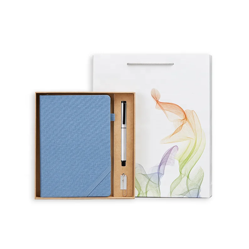 A5 custom journal softcover or hardcover leather notebook 2023 with box packing