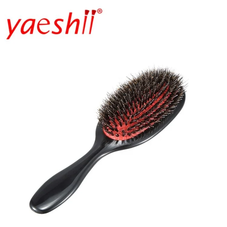 1PC Oval Boar Bristle & Nylon Hair Comb Anti-static Hair Scalp Massage Comb Hair Brush Styling Tool