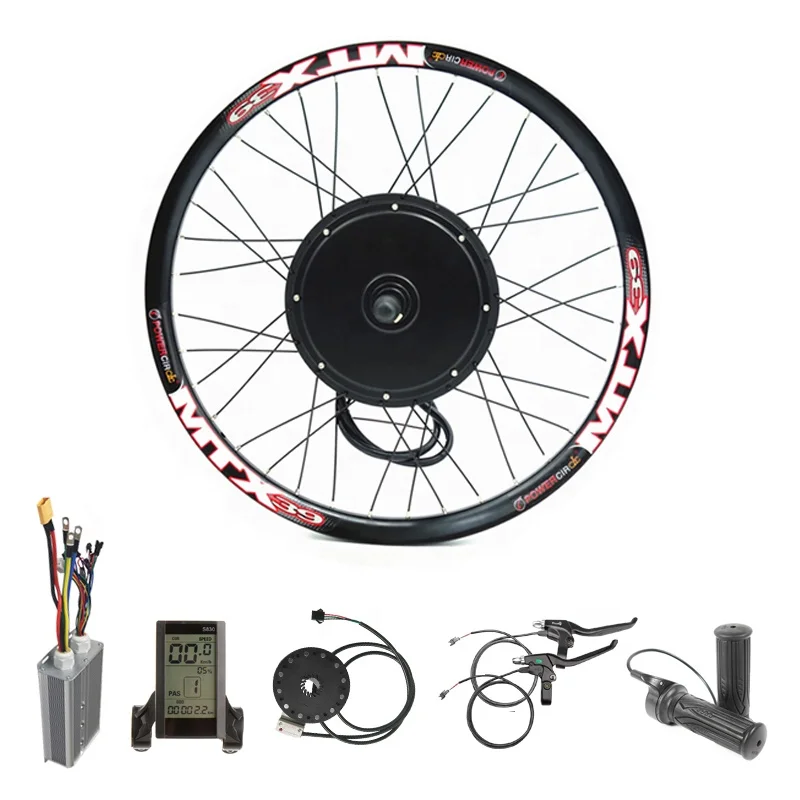 Waterproof Ce Max 100km/h  48v 52v 72v 3000w Mtx  Motor Wheel  E Bike Kit 190N.m 2023 Diy Hub Rear Wheel Drive 3000w Motor Kit