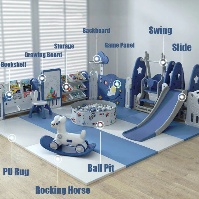 New Arrival Baby Playpen for Children Multifunction Newborn Guardrail Bed Fence Anti-Collision Playpen without Cushion