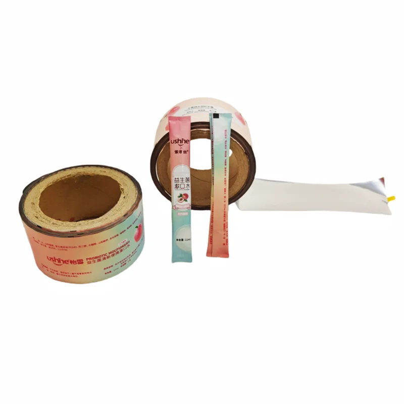 Good Printed Plastic Packaging Sachet Hot Lamination Cosmetics Strips Bag BOPP PET Aluminum CPP PE Mouthwash Sealed Film Roll