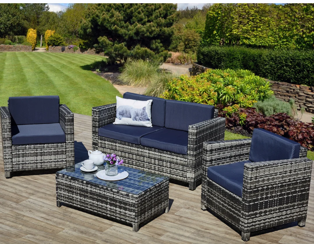 Fashionable Rattan Wicker Material Sectional Garden Sofa Set Synthetic Rattan Furniture Cheap Furniture Outdoor