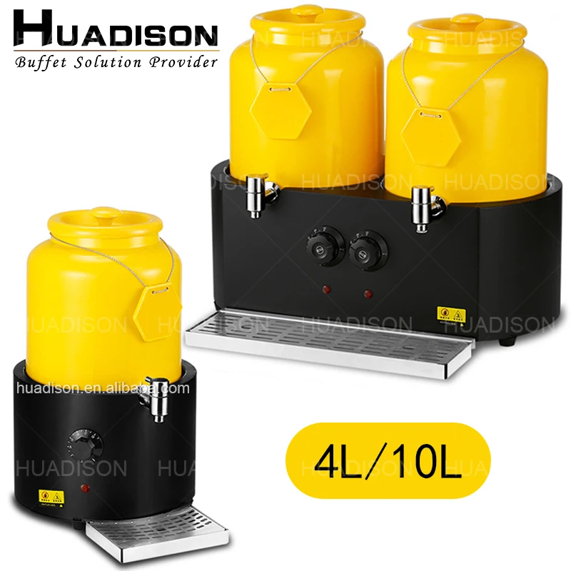 Huadison Electrically Heated Beverage Thermos Bucket,Coffee Milk Ceramic Thermos Bucket Buffet Catering Juice Dispenser For Sale